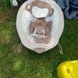 Monkey Baby Bouncer Chair Seat

