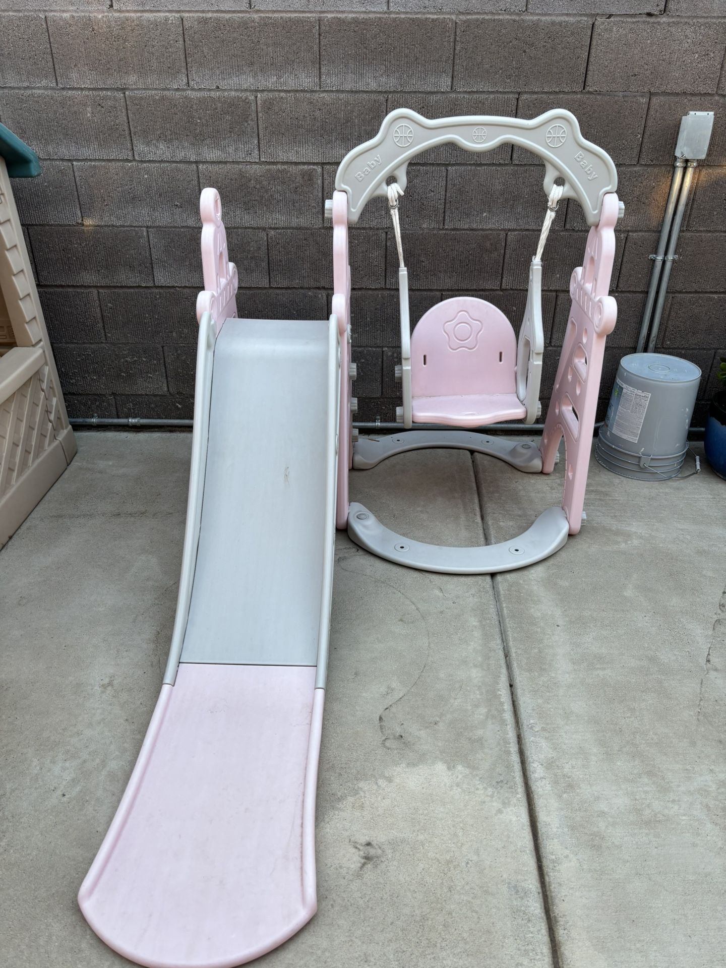 Toddler Slide And Swing Set