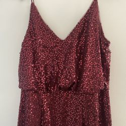 Burgundy Dress
