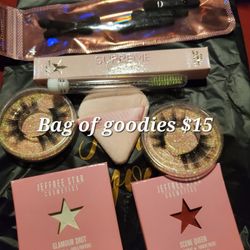 Bag Of Makeup And Accessories 