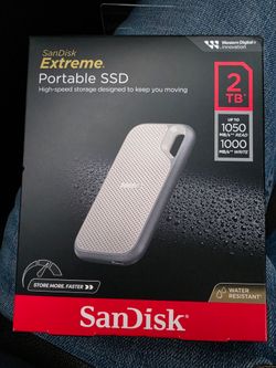 Sandisk extreme portable  SSD 2 TB