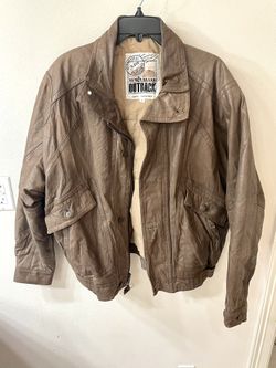 Leather Jacket Size L