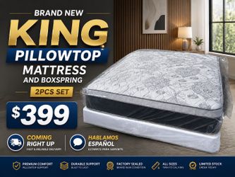 🟢NEW  PILLOWTOP SET $399