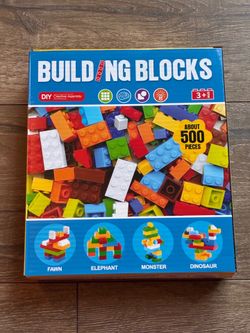Building blocks 500 pieces (approx(