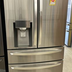 LG French Door Refrigerator With Double Door - Financing With $10 Down 
