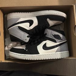 Air Jordan 1 Smoke Gray Canvas Mids