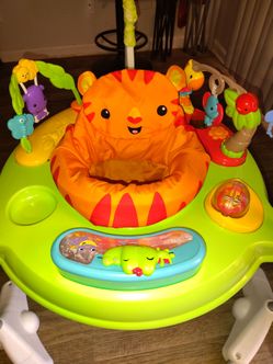 "New"  Fisher Price Jumparoo tiger time theme full  playtime activity gym center