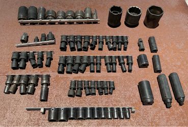 Snap On - Impact Sockets - 1/2” and 3/8” - swivels and regular