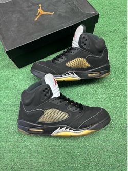 JORDAN 5 BLACK METALLIC 2016 SIZE 10.5