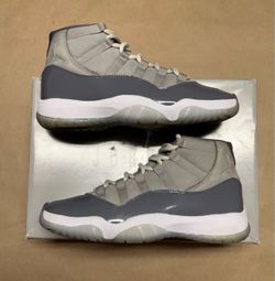 Nike Air Jordan 11 XI Retro Cool Grey Mens size 8.5 Basketball Shoes Rare!
