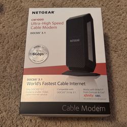 NETGEAR Cable Modem DOCSIS 3.1 (CM1000)