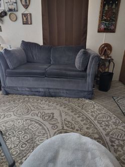 Love seat   Dark Blue
