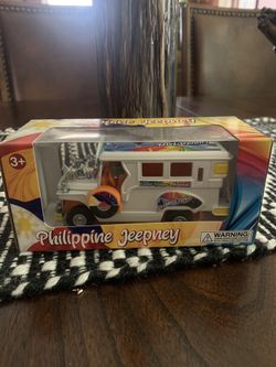 New Philippine Jeepney Die Cast Pull Back toy