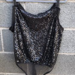 Intimately Free People Gray Shimmer & Shine Sequin Bodysuit Size M