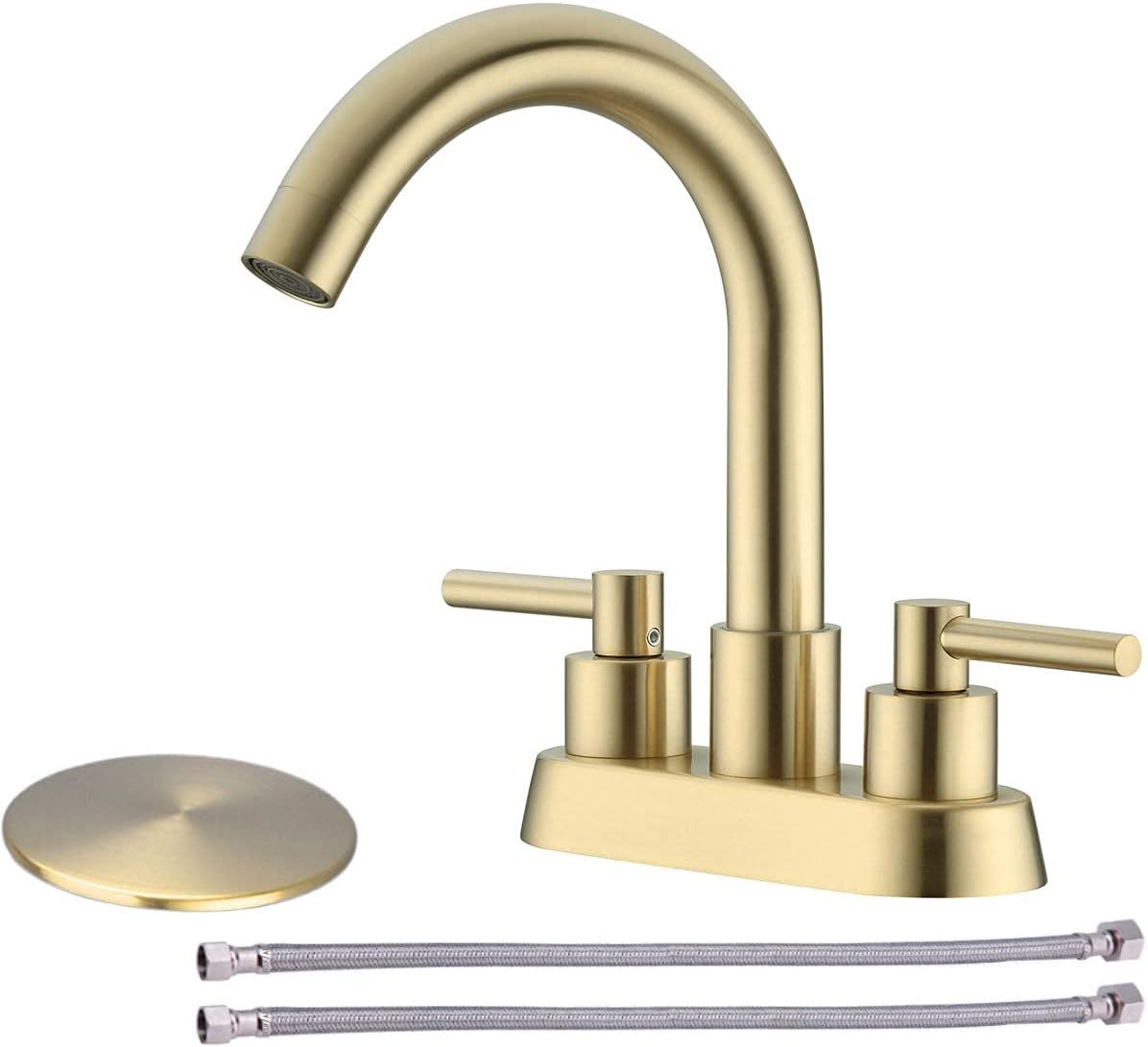 Bathroom Faucet 2 Handle Bathroom Sink Faucet