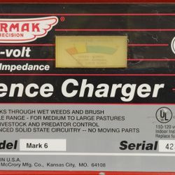 Parnak 30 mile electric fence charger.