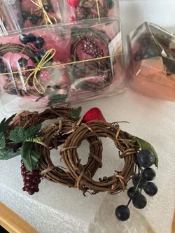 Fall napkin rings sets of 4