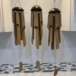 Bamboo Windchime - Handcrafted in Indonesia - Lot of 3 = $10