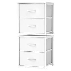 2pc Storage Drawers Stackable New