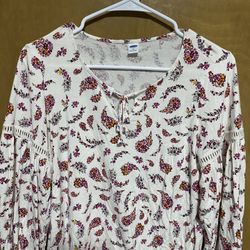 Women’s Floral Long Sleeve Top 