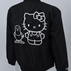 Staple Pigeon x Hello Kitty Embroidered Baseball Bomber Jacket Mens 2XL BRAND NEW 