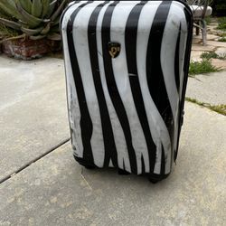 Carryon Suitcase - Zebra Print