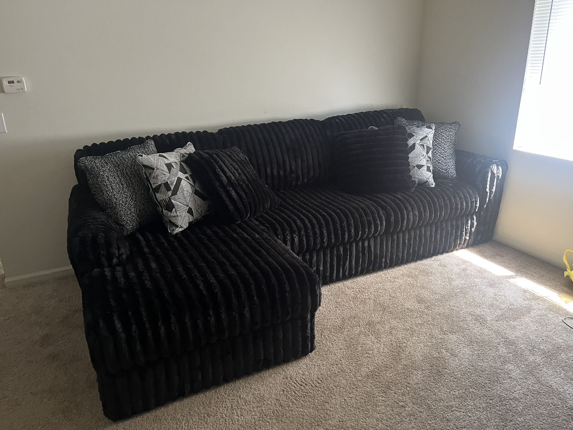 Black Sectional Couch