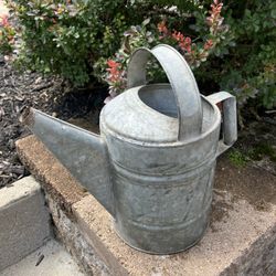 Vintage Galvanized (#8) Watering Can