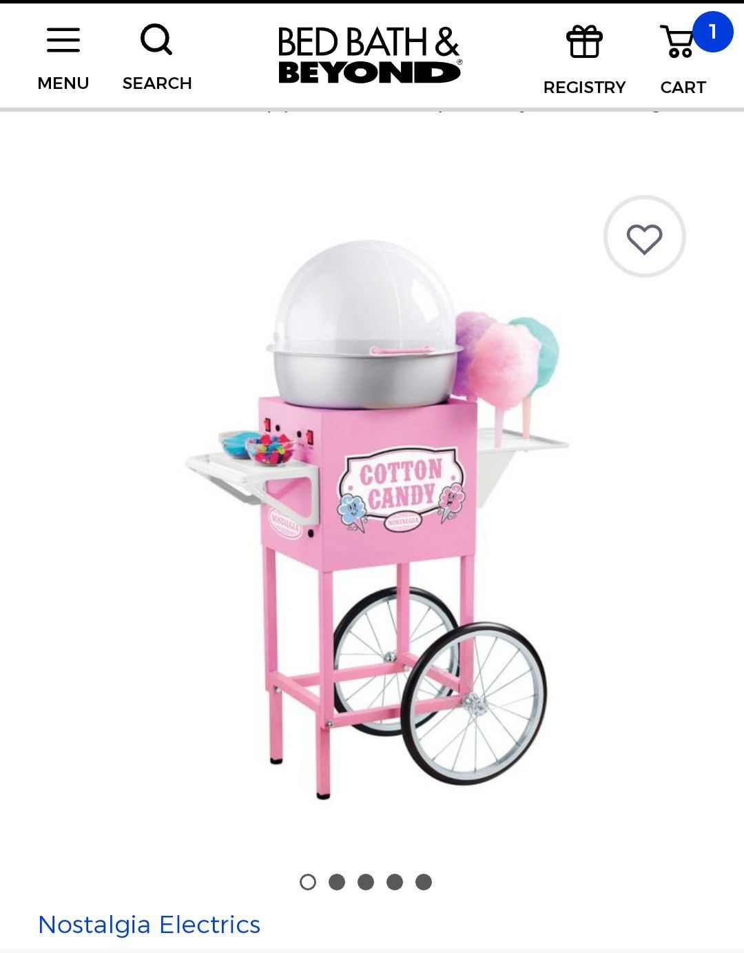 Nostalgia cotton candy cart