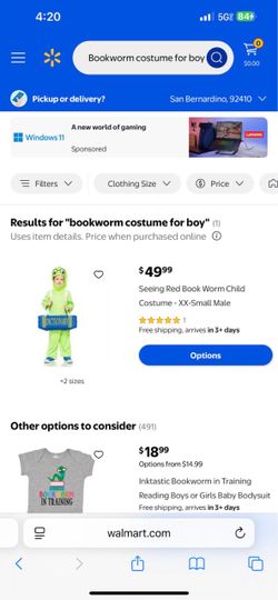 Bookworm costume Halloween costume