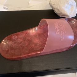 Coach Slides Hot Pink  Size 8 