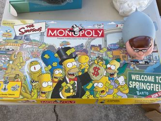 Simpsons Monopoly & Family Guy Yahtzee Games