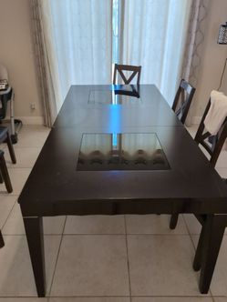 Dining table with 8 chairs