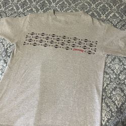 Independent x Thrasher Pentagram Cross Tshirt Heather Grey