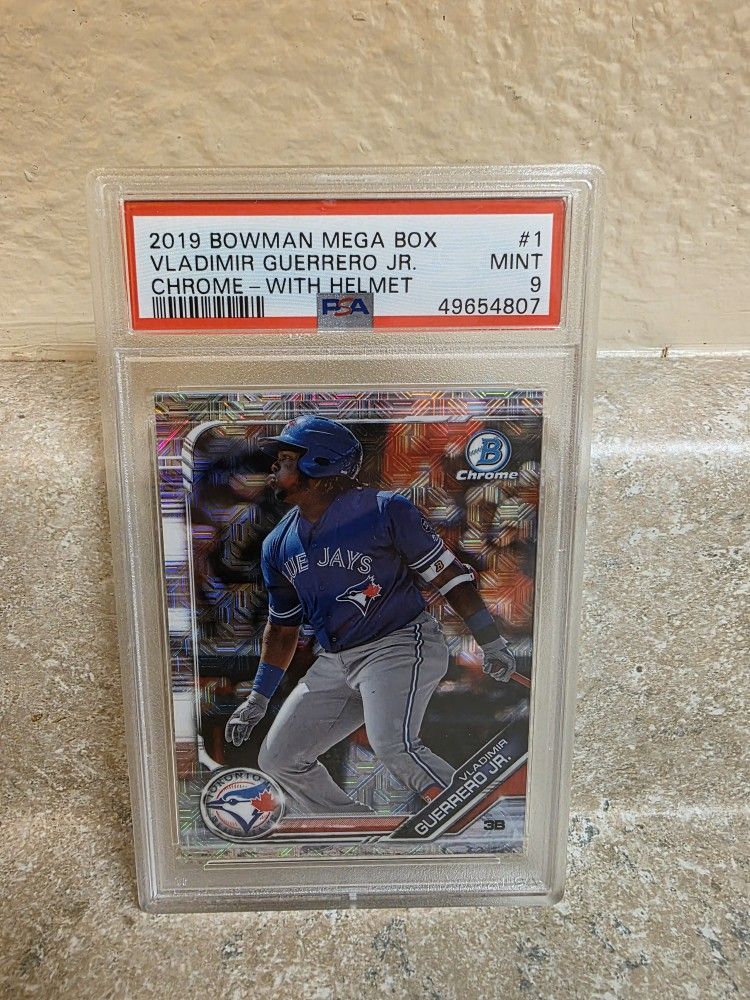 2019 Vlad Guerrero Bowman Mega Box PSA 9 Baseball Card