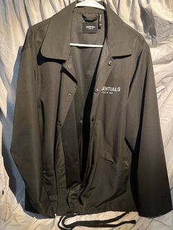 Fear of God Essentials Coach Jacket XL Black