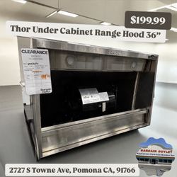 HRH3605U 36” Stainless Steel Range Hood – Open Box $199.99
