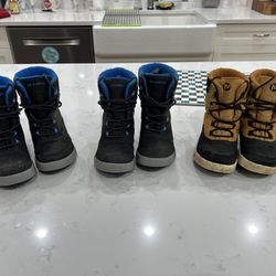 Merrell Boy’s Snow Bank Winter Boots - Size 10