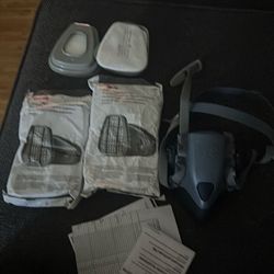 Half face piece silicone large mask new