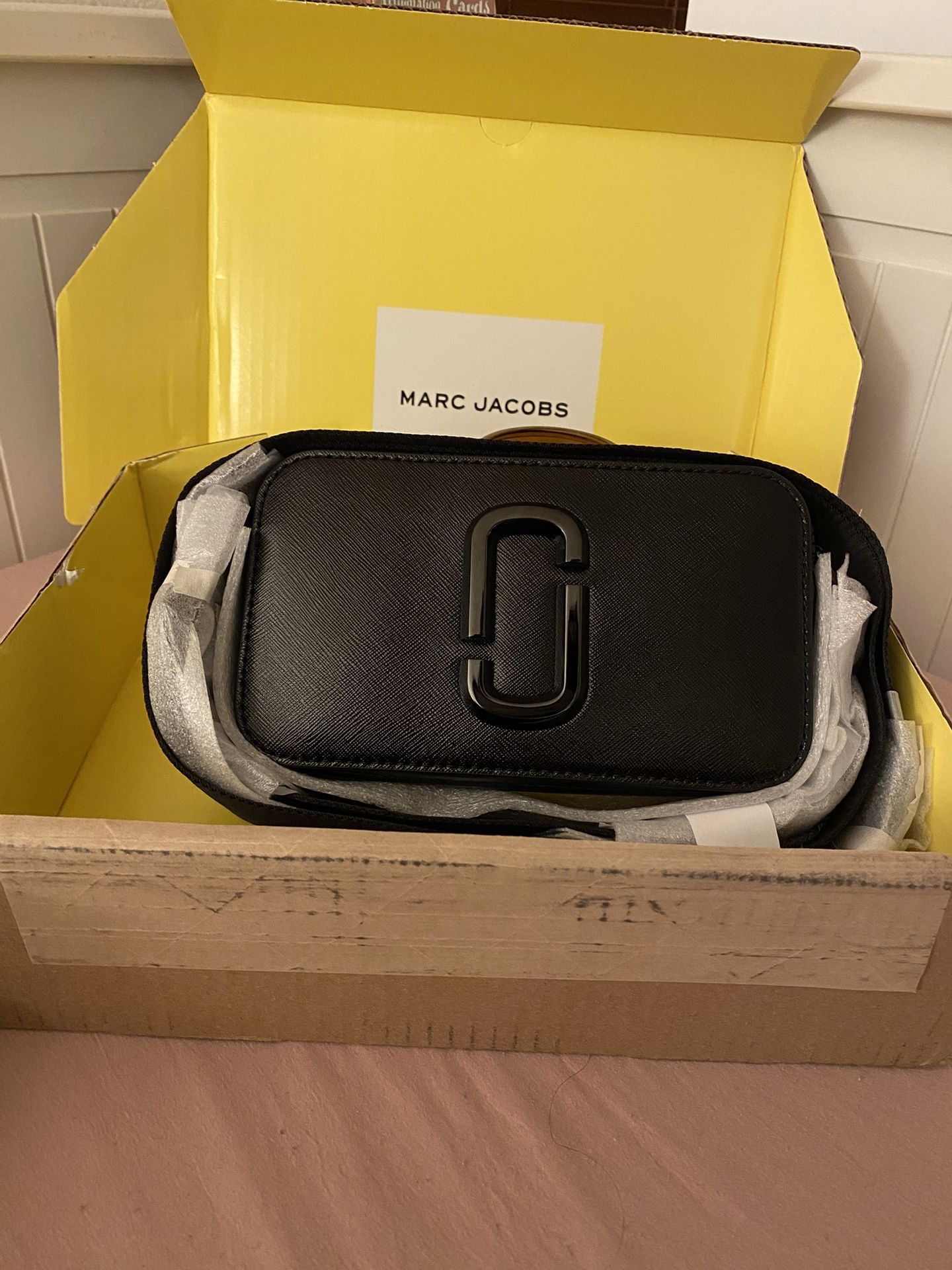 Authentic All Black Marc Jacobs Snapshot Bag w/ Dustbag ‼️READ DESCRIPTION ‼️