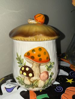 Vintage Sears Mushroom Jar