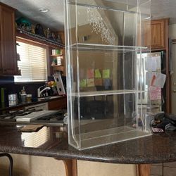 Mirrored 3 Shelf Display Case 