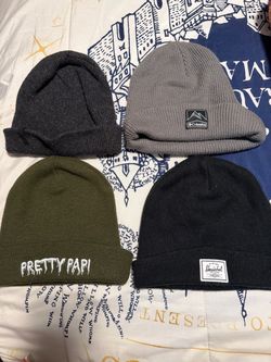 Lot of 4 Beanies – Columbia, Herschel & More