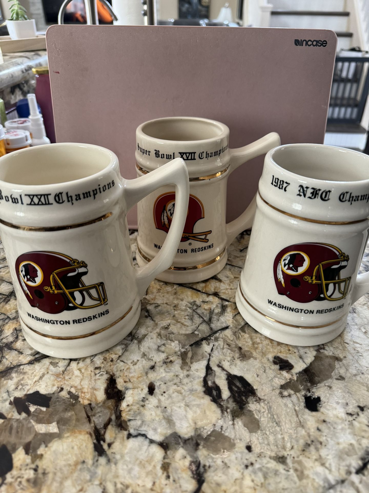 Washington Redskins Super Bowl Mug Set  $75