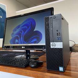 DELL OPTIPLEX 5050 PC 3.9Ghz i3-7100 8GB DDR4 128GB SSD Windows 11 PRO Word/Excel