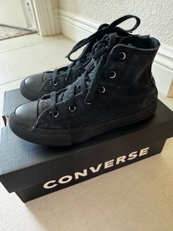 Converse Kids Black High-Top Sneakers