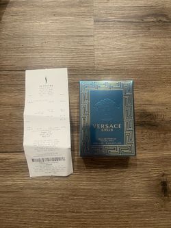 Versace Eros edp 100 ml with receipt brand new