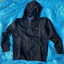 Black Polo Zip Up