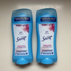 Secret stick deodorant 2 for $5