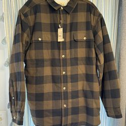 Red Head Flannel Jacket Mens Size Large